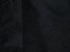 Poltrona sacco tessuto nero 100 x 75 cm SIESTA_672777