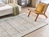 Area Rug 160 x 230 cm Off-White and Beige GOGAI_884378