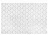 Outdoor Teppich grau 140 x 200 cm marokkanisches Muster zweiseitig Kurzflor AKSU_739093