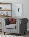 Fabric Armchair Grey CHESTERFIELD Big_710735