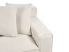 3-Sitzer Sofa cremeweiß mit Kissen VISKAN_903506
