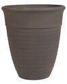 Plant Pot ⌀ 43 cm Brown KATALIMA_733450