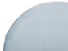 Cama con somier de terciopelo azul 90 x 200 cm NOZAY_895377