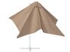 Parasol de jardin carré 250 x 250 cm beige sable   MONZA_699644