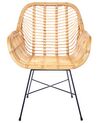 Rattan Accent Chair Natural CANORA_736220