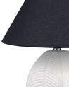 Lampa stołowa ceramiczna beżowa CADENA_849266