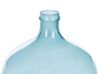 Blomvas 39 cm glas ljusblå ROTI_823659