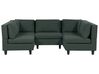 5-Seater Modular Fabric Sofa Dark Green UNSTAD_893434