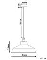 Lampe suspension marron foncé PECHORA_692531