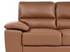 Faux Leather Sofa Set Golden Brown VOGAR_851020