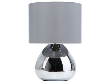 Table Lamp 41 cm Silver and Grey RONAVA