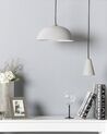 Lampada da soffitto in metallo color grigio CARES_743404