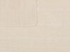 Manta de algodón beige claro 110 x 180 cm ANAMUR_820988