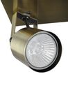 Lampa spot 4-punktowa metalowa mosiężna BONTE_828764