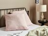 Set of 2 Boucle Cushions 60 x 60 cm Pink LEUZEA_903533