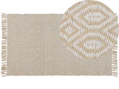 Matto juutti beige 80 x 150 cm POZANTI Matto juutti beige 80 x 150 cm POZANTI
