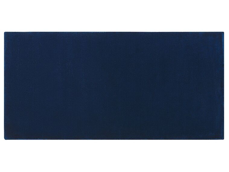 Vloerkleed viscose marineblauw 80 x 150 cm GESI II_793549