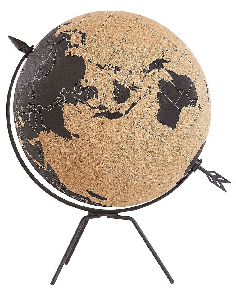 Globe 35 cm noir et marron BATTUTA_785601