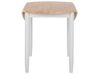 Extending Wooden Dining Table ⌀ 61/92 cm Light Wood with Light Grey OMAHA_735972