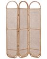Folding Rattan 3 Panel Room Divider 118 x 180 cm Natural CORTONA_866380