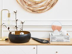 Koristekulho alumiini hopea 48 x 15 cm LILEA