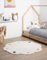 Okrúhly detský bavlnený koberec ⌀ 120 cm béžový DUREVI_907168