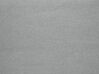 Letto boxspring in tessuto grigio chiaro 140 x 200 cm ADMIRAL_728116