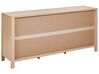 Sideboard heller Holzfarbton 3 Türen 160 x 40 x 75 cm RANDA_873288