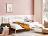 Kovová postel 90 x 200 cm pastelově růžová TULLE_883114