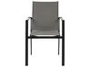 Gartenmöbel Set Aluminium schwarz / grau 8-Sitzer VALCANETTO/BUSSETO_846213