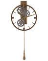 Horloge murale design dorée avec balancier ø 30 cm MARCOTE_784460