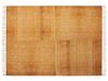 Decke Baumwolle senfgelb 130 x 180 cm geometrisches Muster FIROZABAD_829241