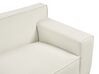 3 Seater Velvet Sofa Off-White VISKAN_903474