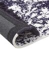Teppich Viskose violett / weiß 80 x 150 cm orientalisches Muster Kurzflor AKARSU_837095