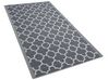 Venkovní šedý oboustranný  koberec 90x180 cm SURAT_805124