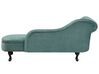 Chaise longue sinistra in velluto verde menta NIMES_696839