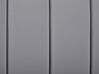 Cama de casal em veludo cinzento 140 x 200 cm MARVILLE_835933