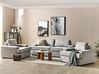 5 Seater Fabric Living Room Set Light Grey ALLA_893875