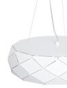 Metal Pendant Lamp White CESANO_696259