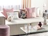 Set of 2 Corduroy Cushions 43 x 43 cm Pink MILLET_854639