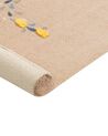 Detský bavlnený koberec 80 x 150 cm béžový SEAI_864170