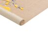 Kinderteppich Baumwolle beige 80 x 150 cm Wal-Motiv SEAI_864170