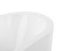 Badewanne freistehend weiß mit Armatur oval 170 x 80 cm EMPRESA_785206