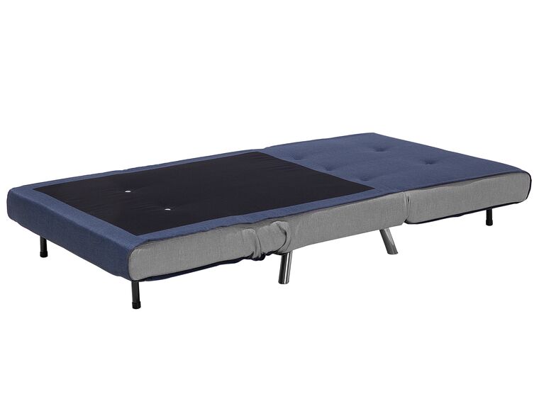 Fabric Single Sofa Bed Blue FARRIS Beliani.co.uk