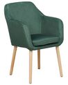 Velvet Dining Chair Green YORKVILLE II_899211