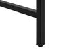 Tavolino consolle legno scuro/nero 100 x 30 cm TULIA_757510