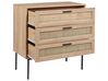 Commode 3 tiroirs en bois clair PASCO_899854