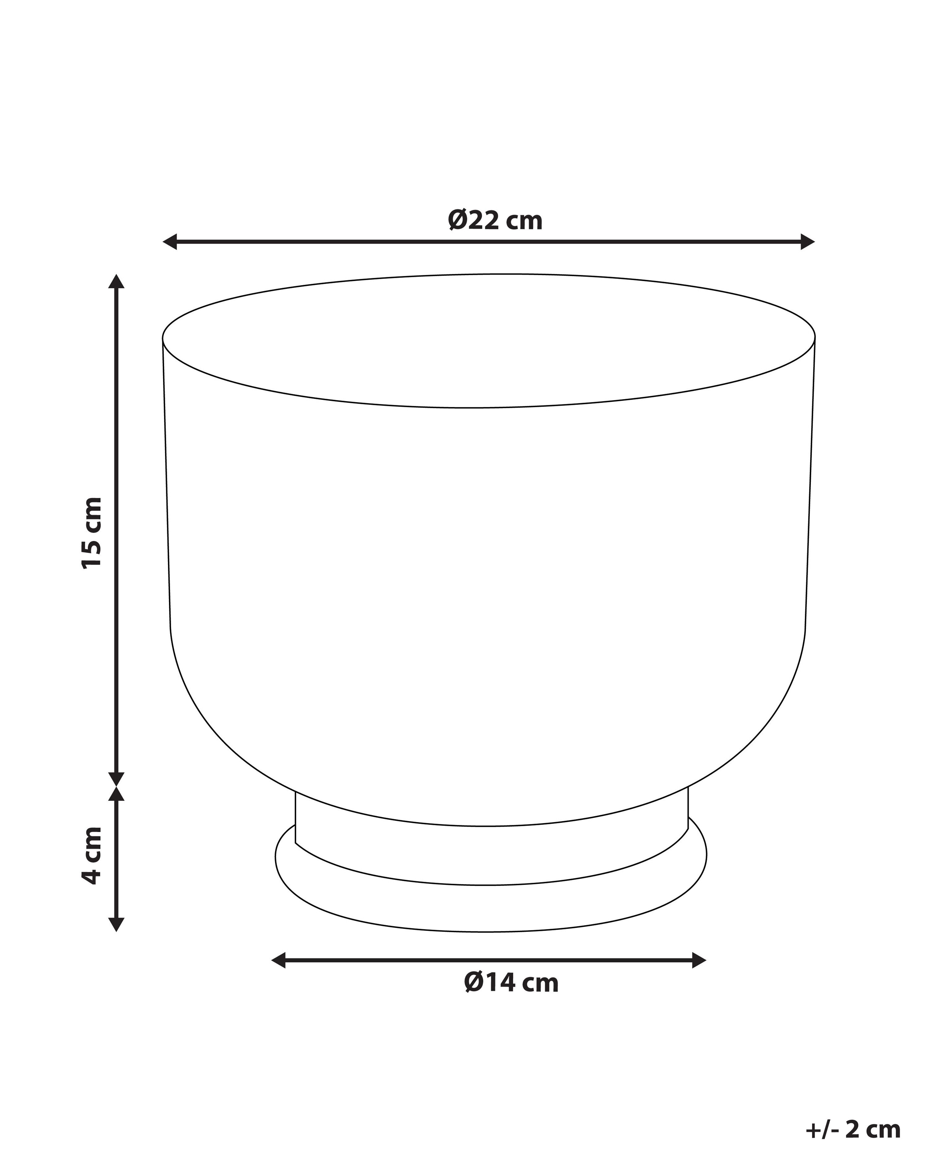 Vaso Decorativo Em Alumínio Dourado 19 Cm Belbes Belianipt 