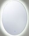 Badspiegel mit LED-Beleuchtung oval 60 x 80 cm VIRIAT_780802