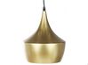 Kovová závesná lampa zlatá FRASER_823441
